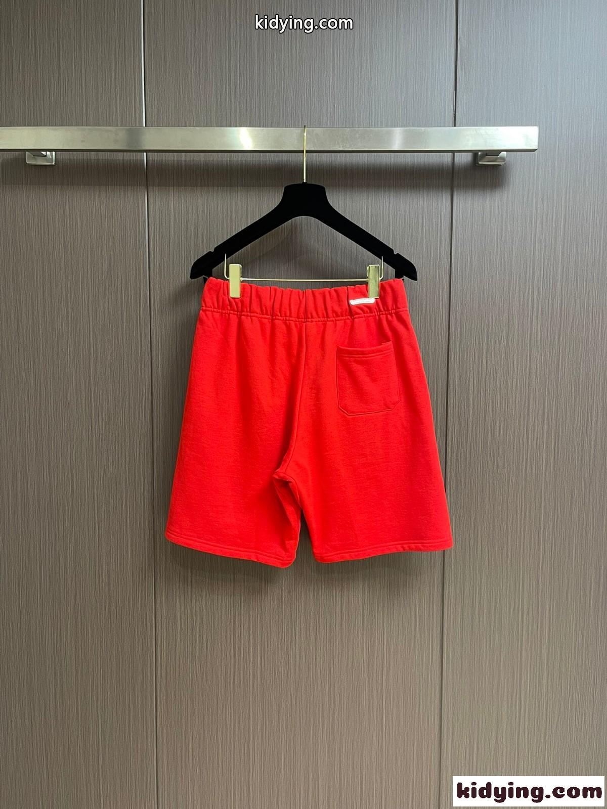 春夏 定番 クロムハーツ カジュアルパンツ コピー メンズ ショートパンツ レッド-1