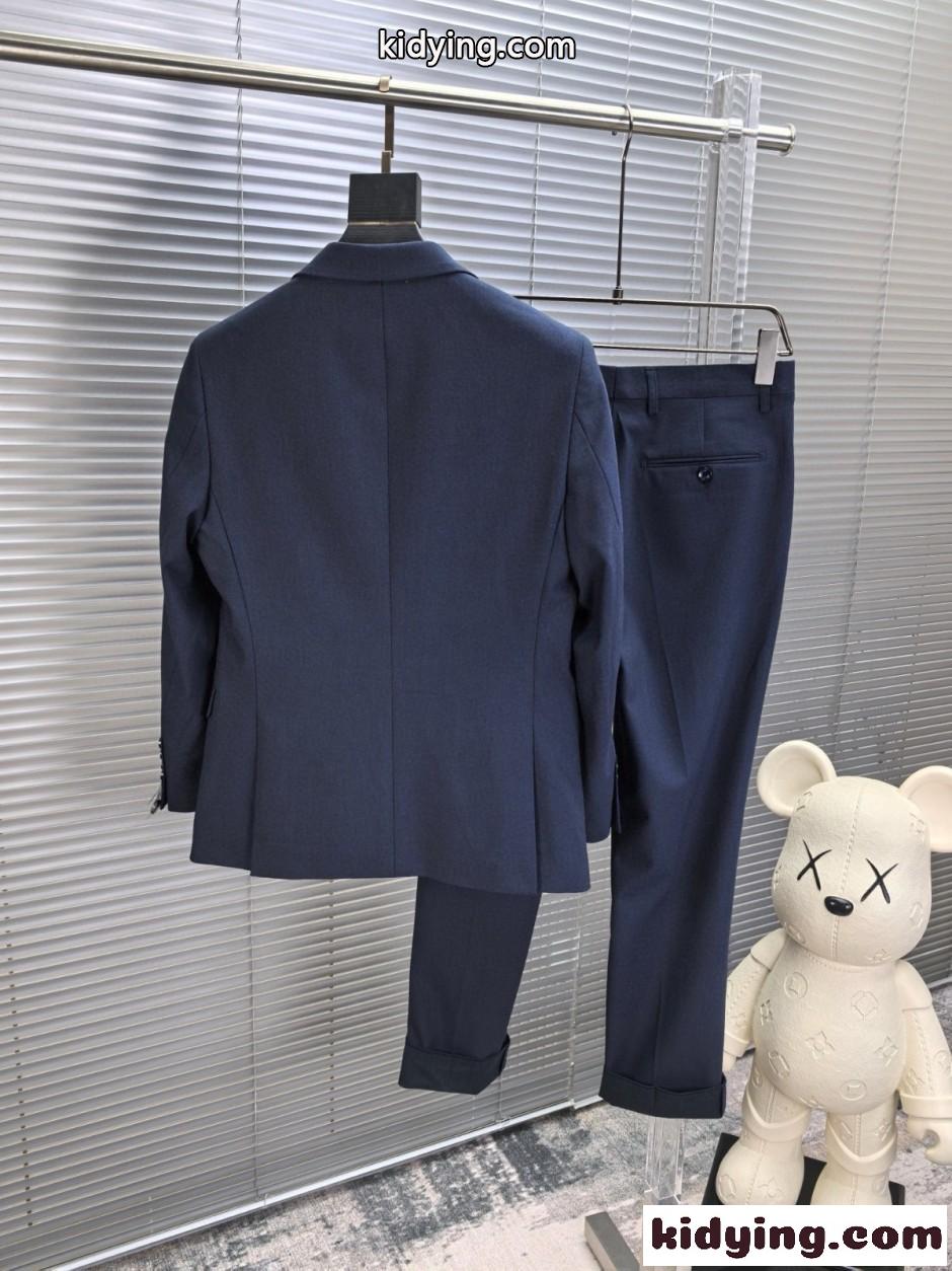 ウールブレンド ジャケット パンツ セットアップ ルイ・ヴィトン スーツ 偽物-2