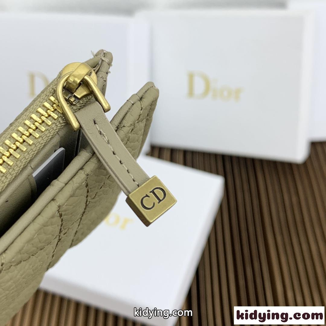 Dior Caro Dahlia ウォレット クリスチャン・ディオール 財布 スーパーコピー グリーン-4