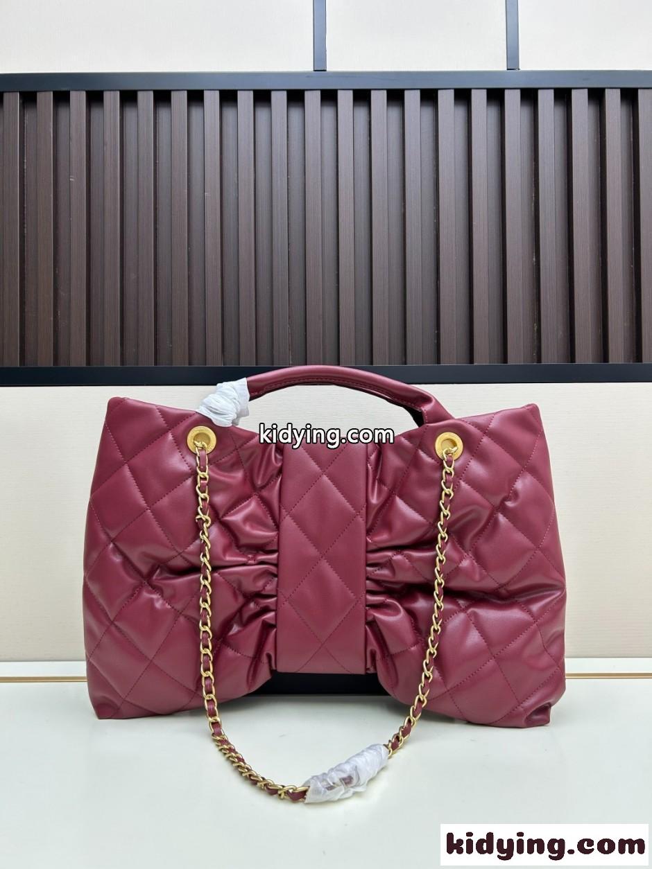 フェミニンに♪CHANEL マトラッセ リボン バッグ 25K シャネル コピー レッド-0
