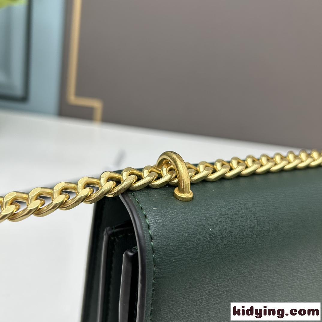 人気 YSL サンセット ミディアム モノグラムバッグ イヴ・サンローラン バッグ コピー グリーン-4