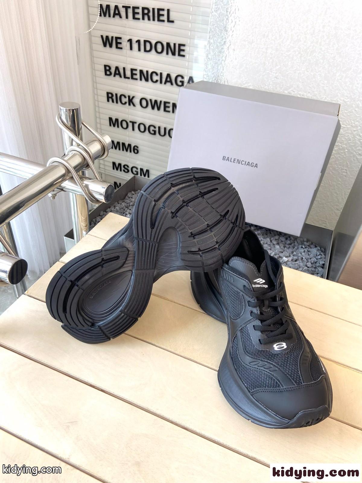 人気 おしゃれ CIRCUIT スニーカー バレンシアガ スニーカー コピー ブラック-4