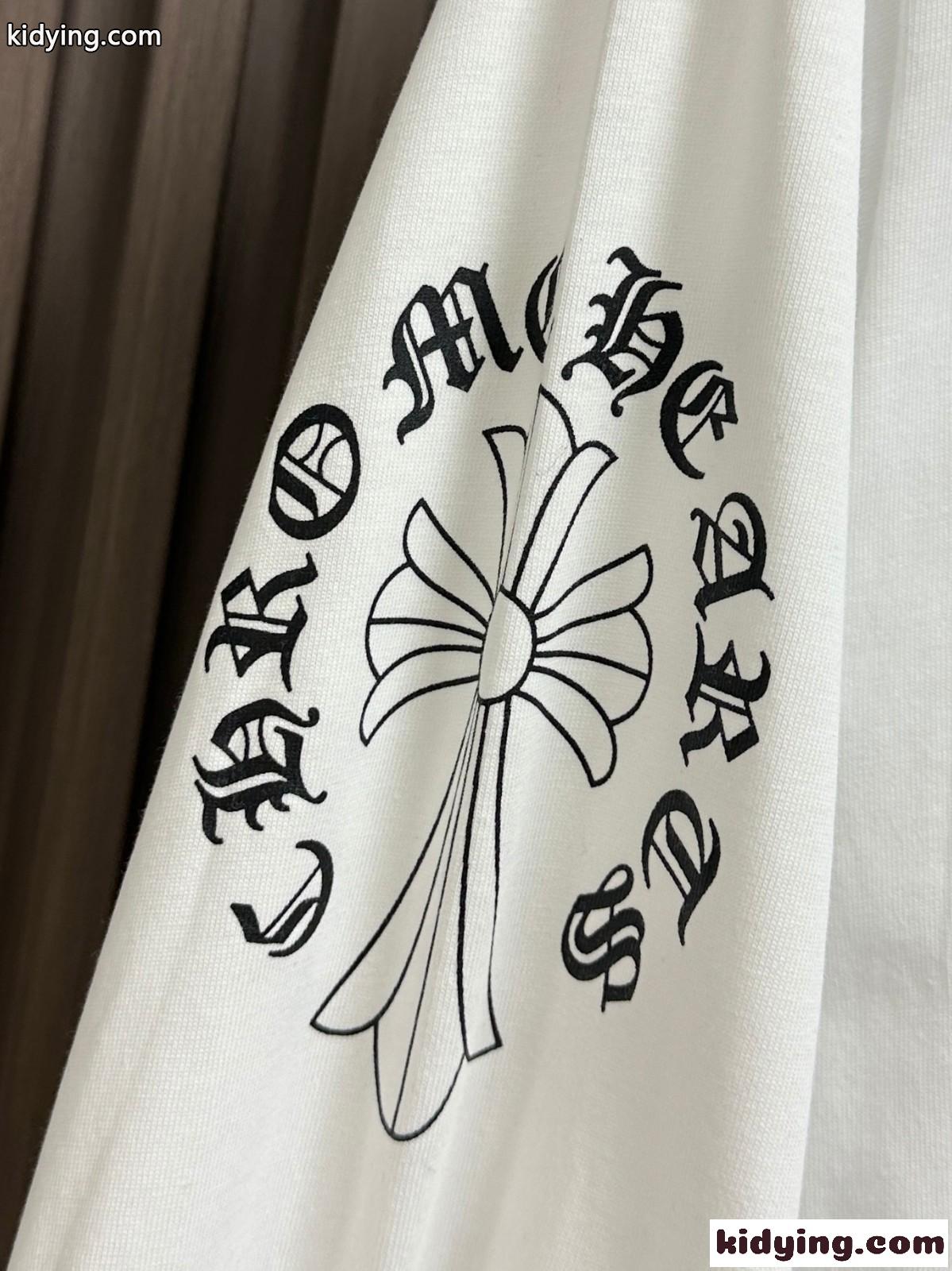 おしゃれ 合わせやすい プリント 長袖Tシャツ クロムハーツ Tシャツ コピー-3