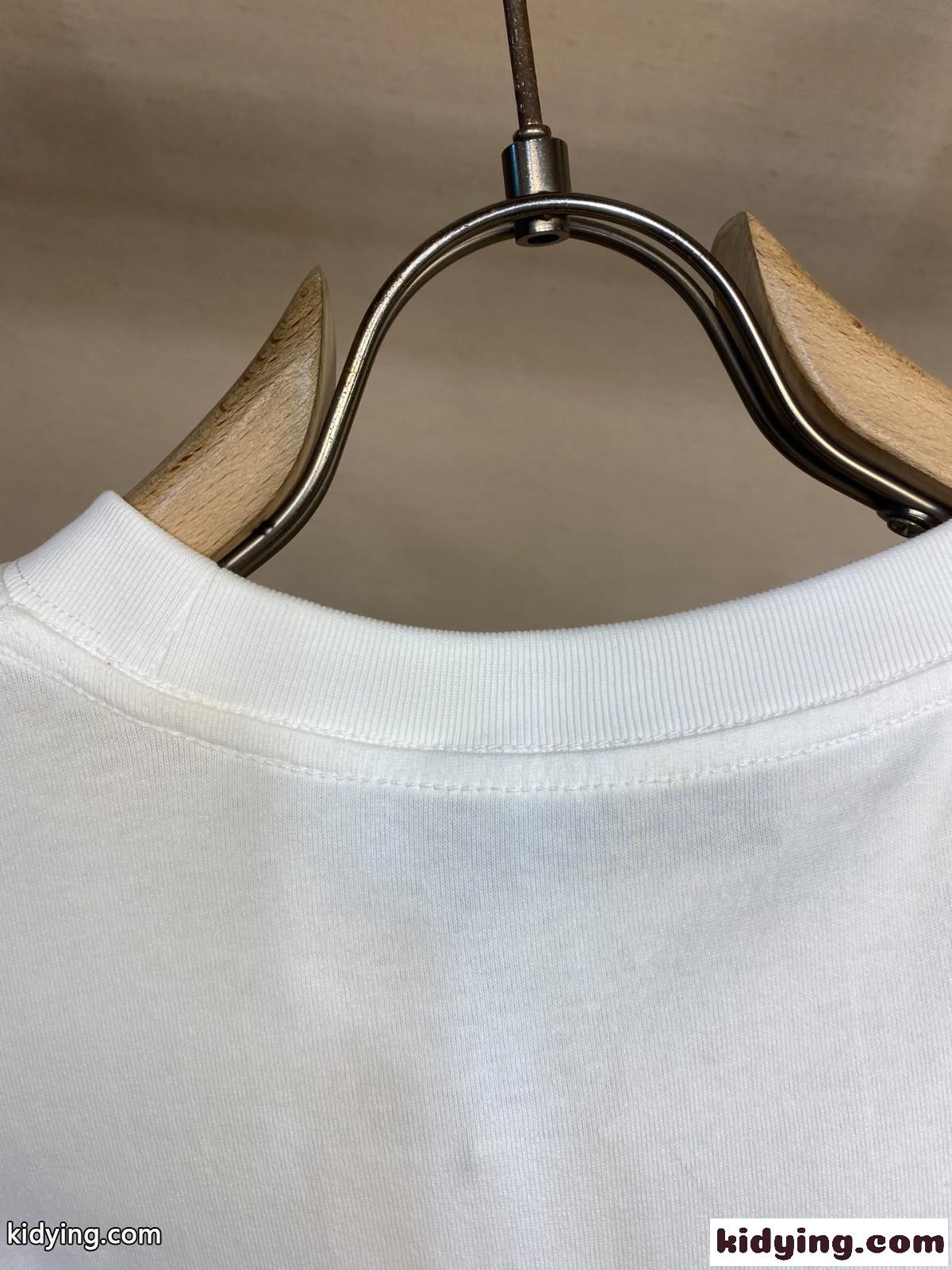 シンプル クルーネック 半袖Tシャツ グッチ Tシャツ コピー コットン ホワイト-4