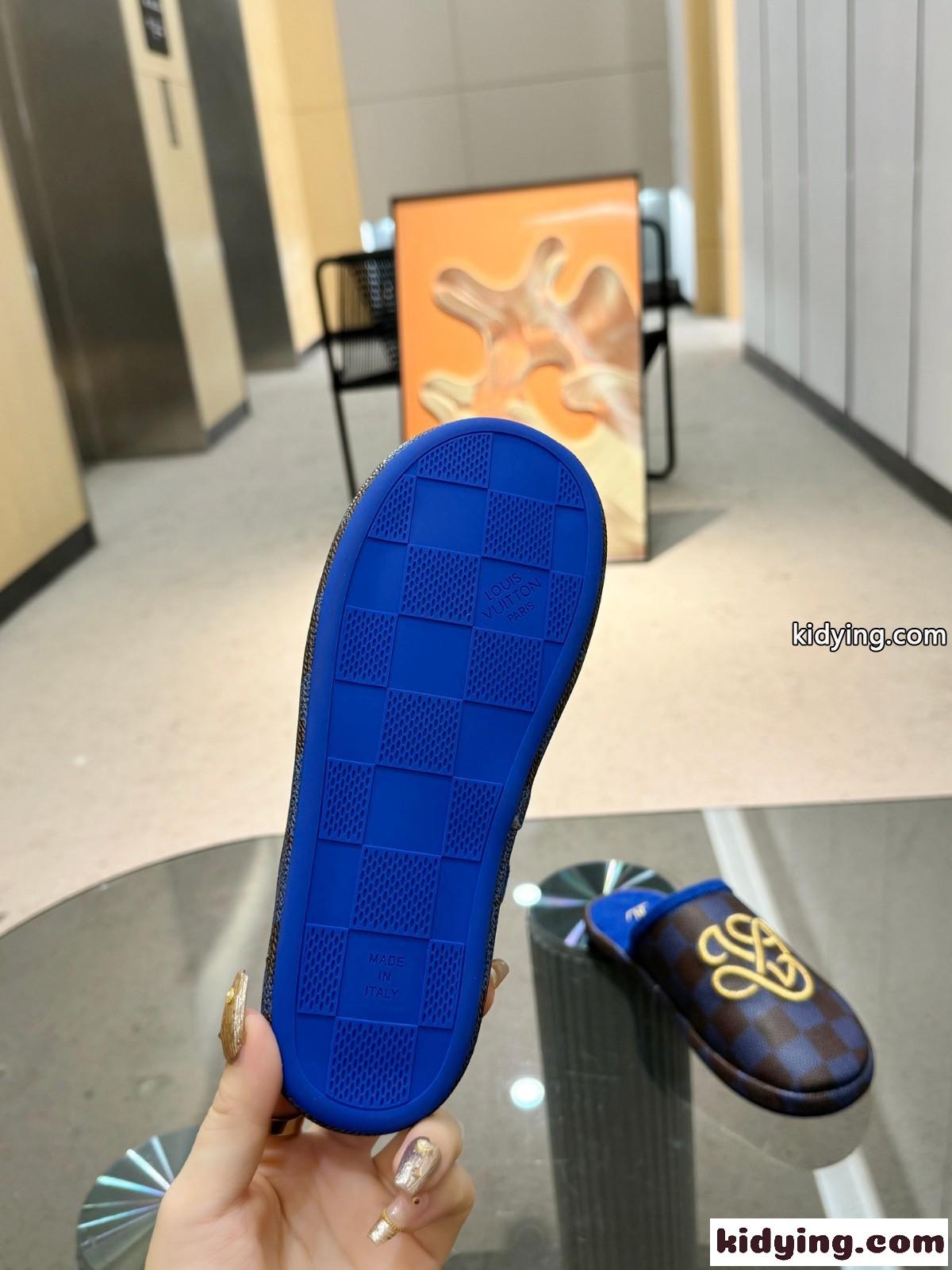 LV パレス・ライン ミュール ルイヴィトン サンダル スーパーコピー ブルー-3