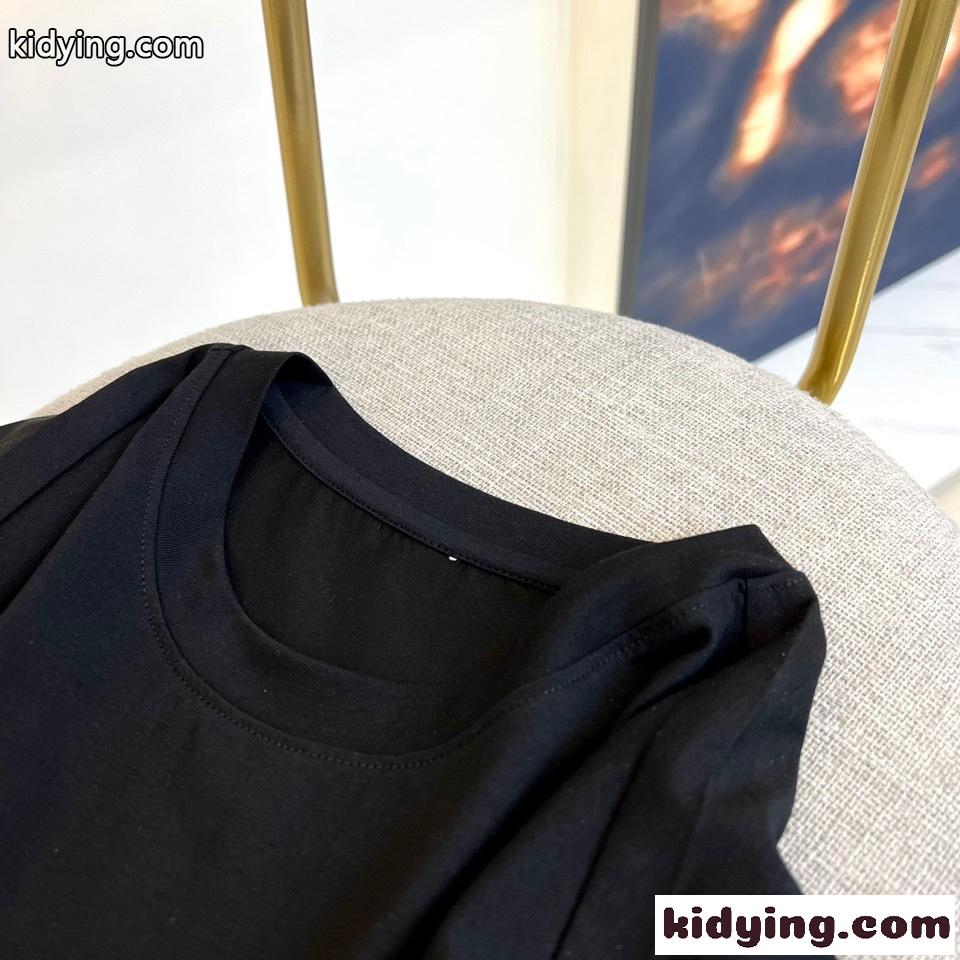 クルーネック 半袖 トップス フェンディ Tシャツ コピー メンズ ファッション-2