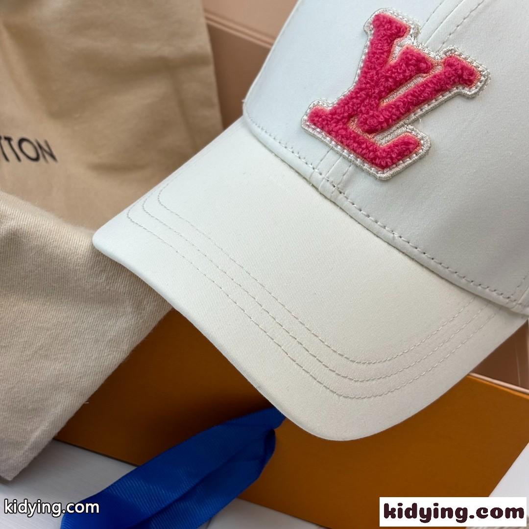キャップ・LV シグネチャー ルイヴィトン キャップ コピー 帽子 ホワイト-0