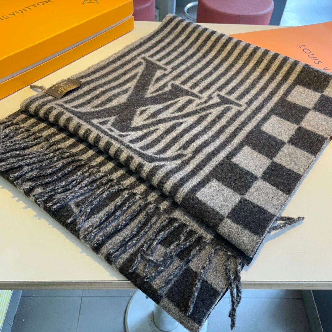 LV グラフィカル マフラー ルイヴィトン スカーフ コピー メンズ-4