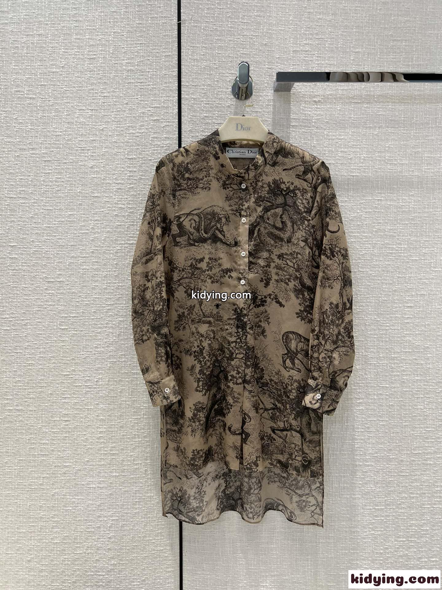 トワル ドゥ ジュイ コットンボイル ロングブラウス クリスチャン・ディオール ワンピース コピー チュニック-2