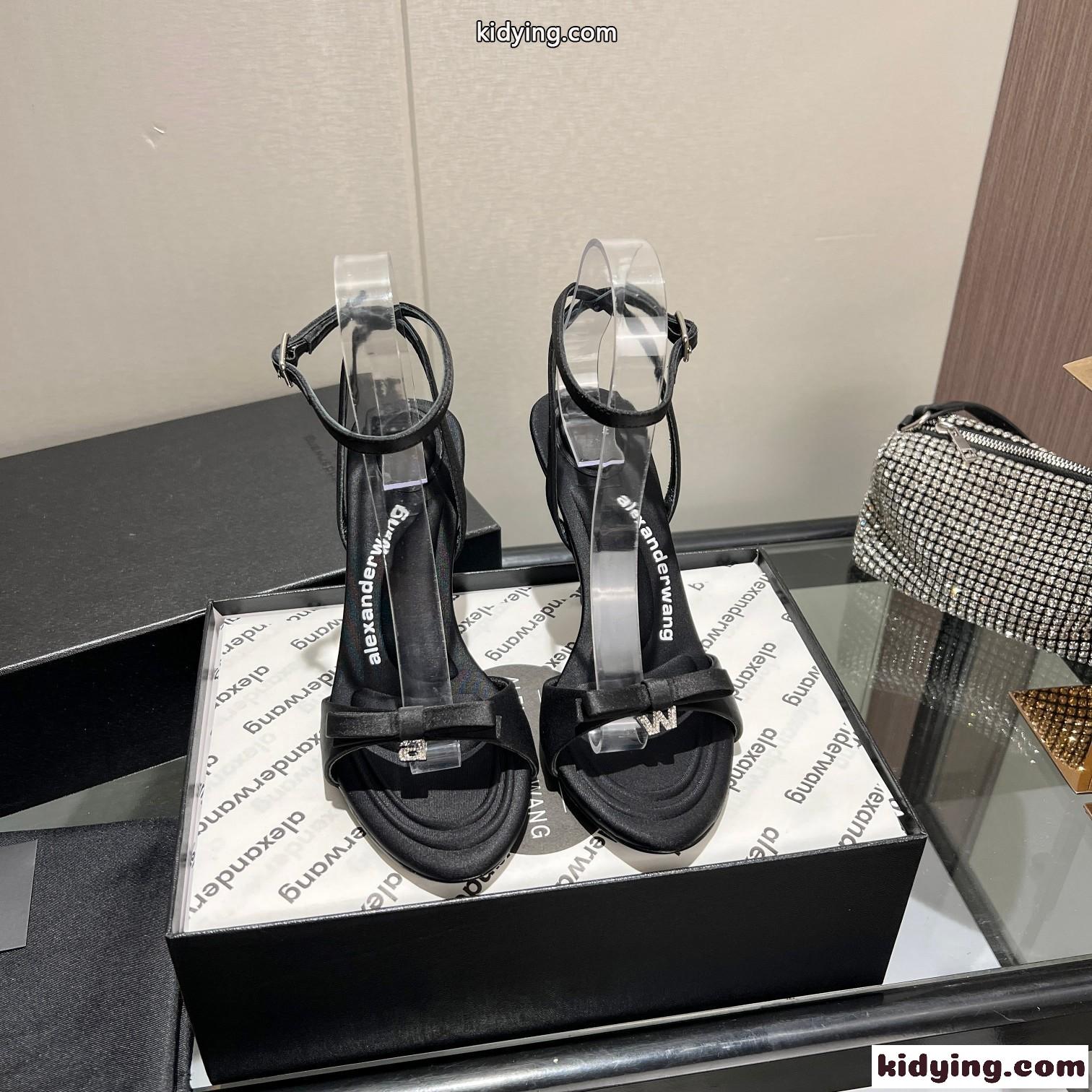 フェンミン 可愛い ハイヒールサンダル アレキサンダーワング サンダル コピー ブラック-1