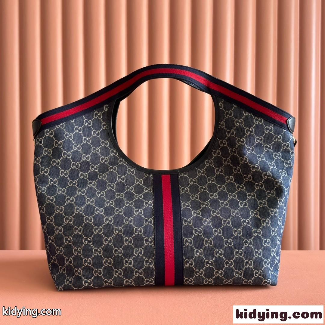 26新作 GUCCI グッチ ジリオ ラージ トートバッグ スーパーコピー 853971 ブルー-1