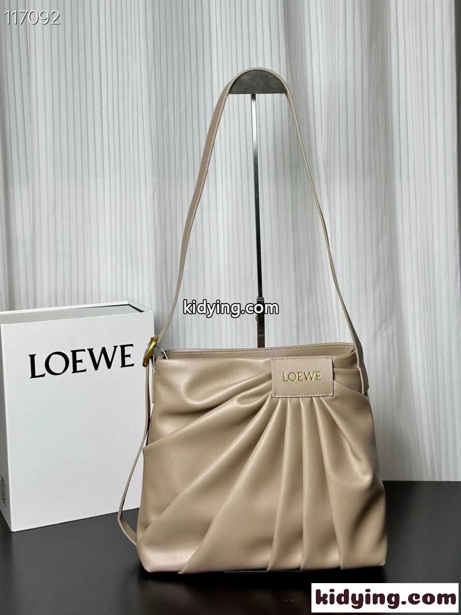 ロエベ ドレープ トートバッグ スーパーコピー LOEWE 大人気 新作 ベージュ-1