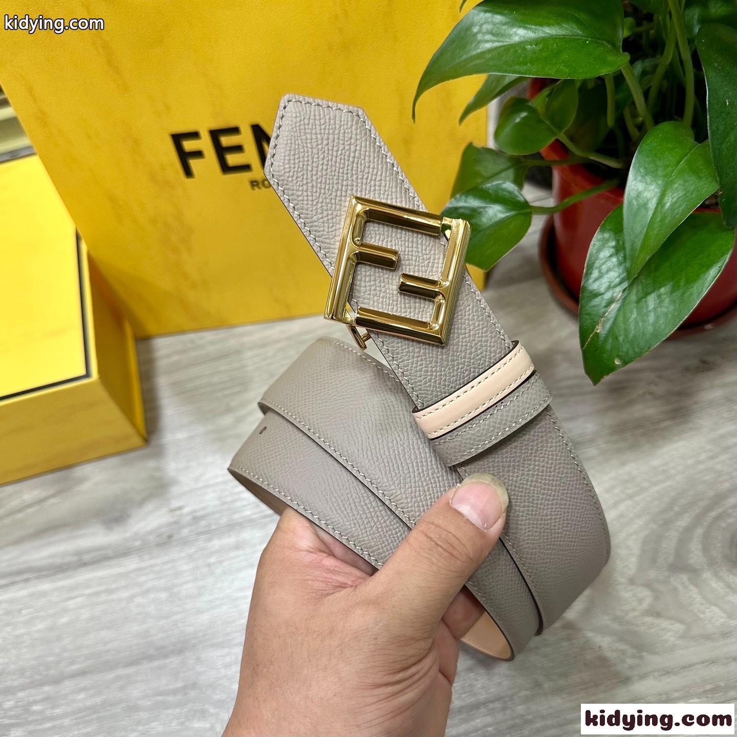 FFダイヤモンド ベルト フェンディ ベルト 偽物 リバーシブル 合わせやすい-2