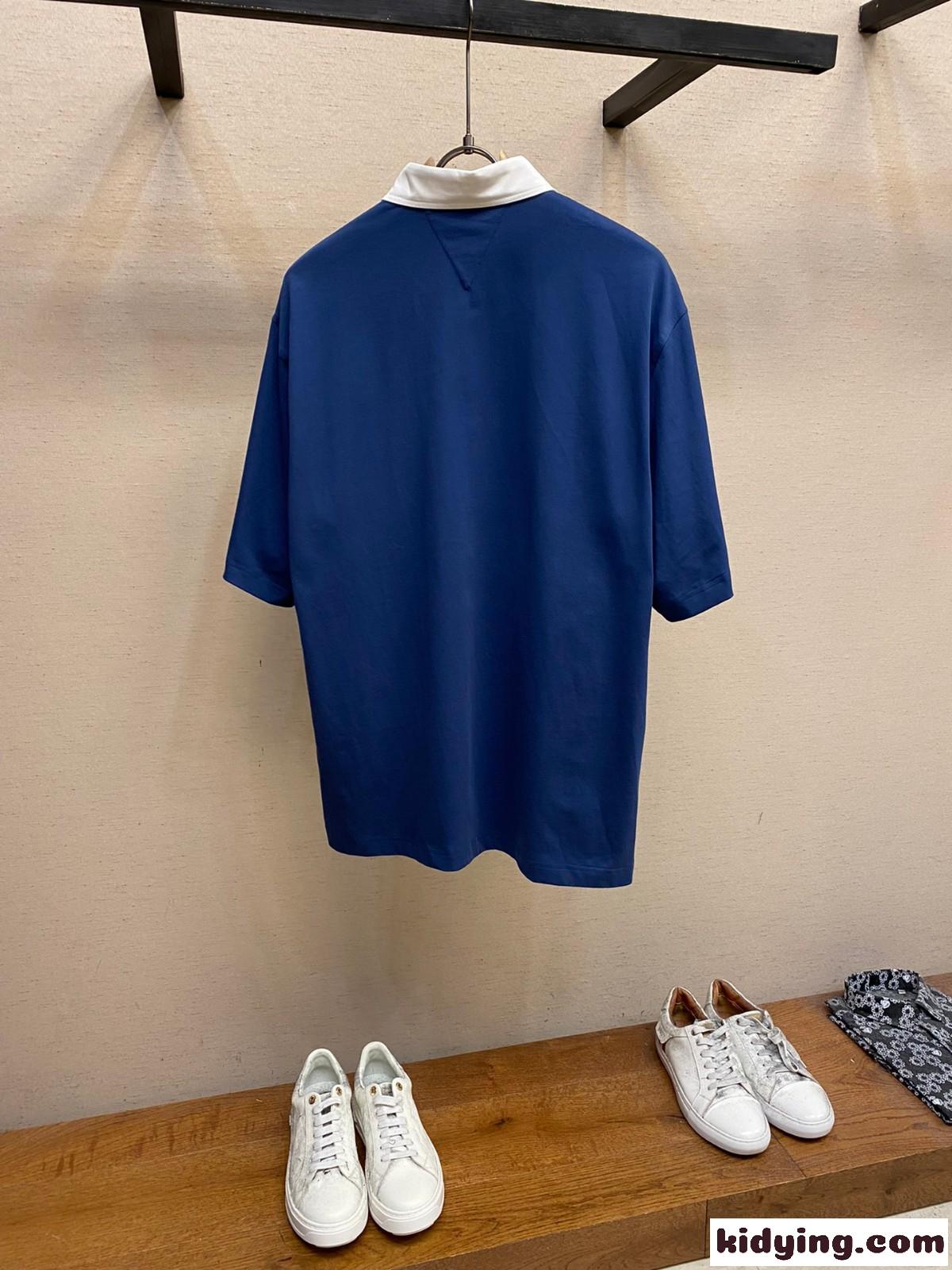 ユニセックス カジュアル シンプル コットン ポロシャツ ボッテガ・ヴェネタ Tシャツ コピー-2