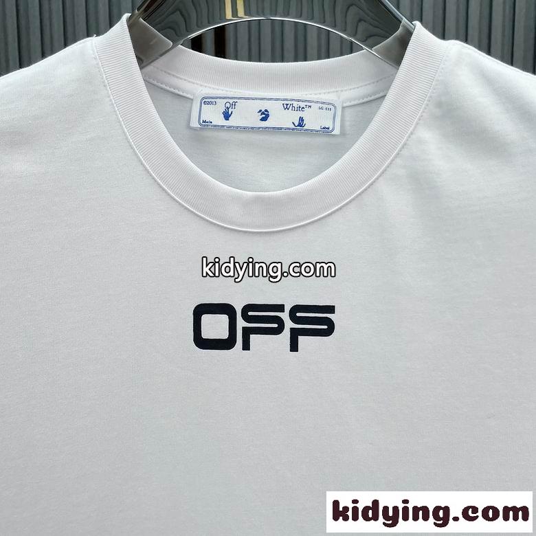 オフホワイト tシャツ コピー 春夏 半袖 クルーネック トップス カジュアル おしゃれ-4