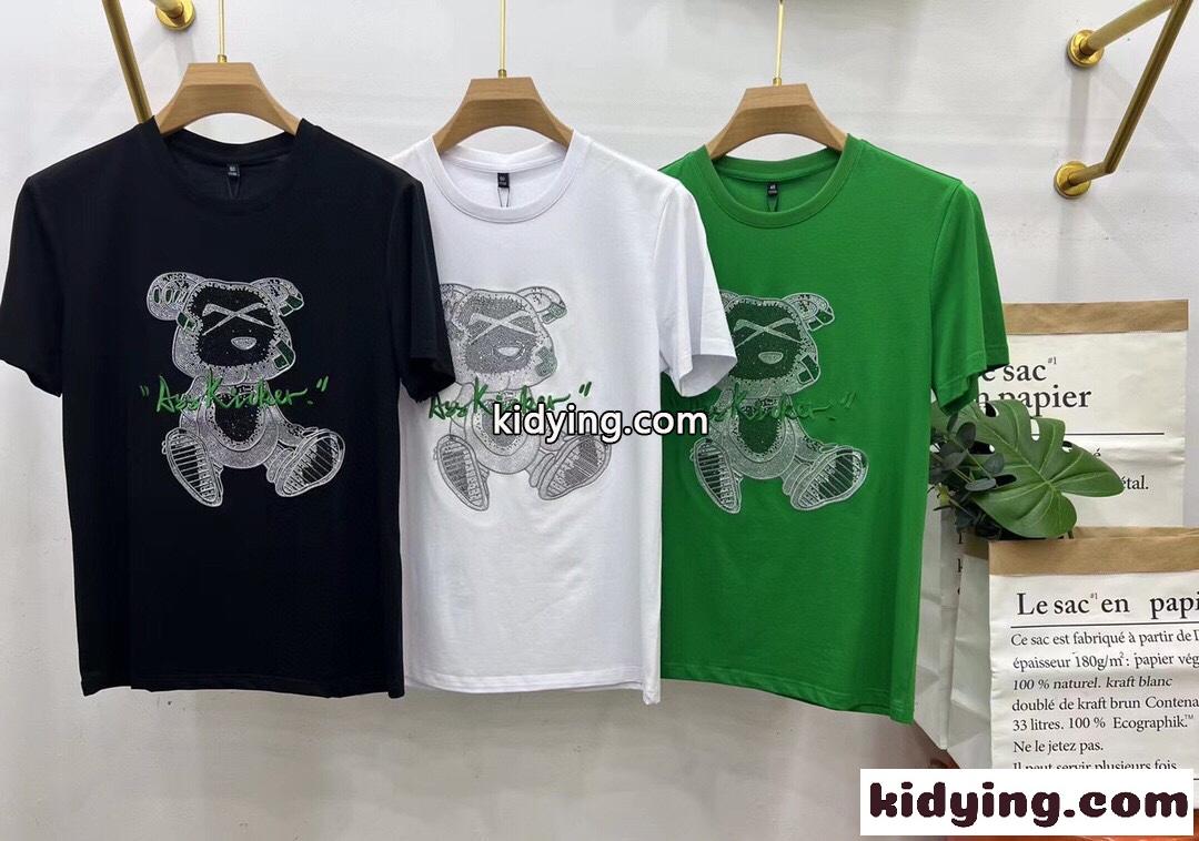 春夏 おしゃれ メンズ ルイ・ヴィトン Tシャツ コピー 柔らかい 快適 3色あり コットン 半袖 トップス-0