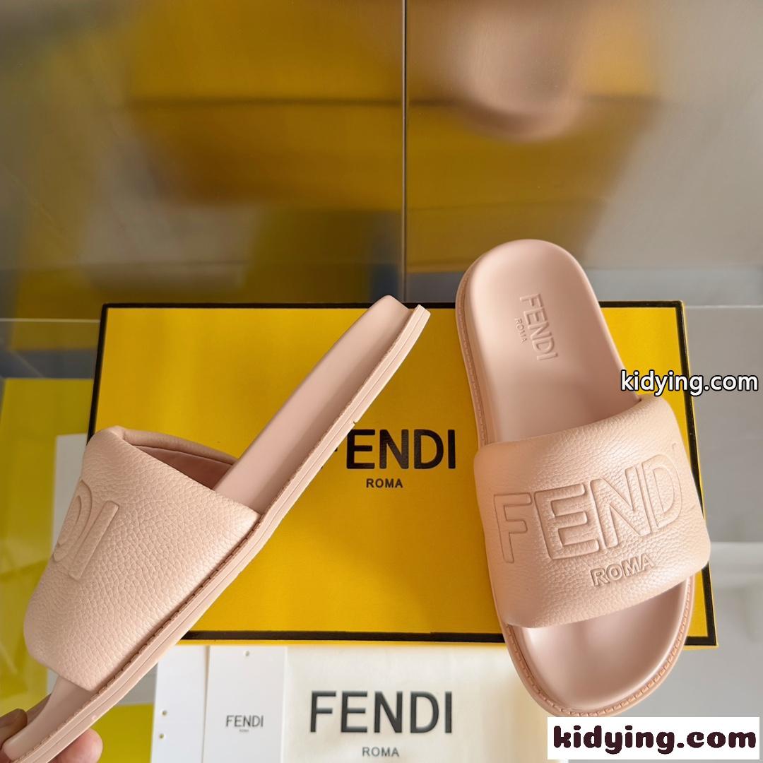 春夏 定番 FENDI ROMA スライド フェンディ サンダル スーパーコピー ピンク-1