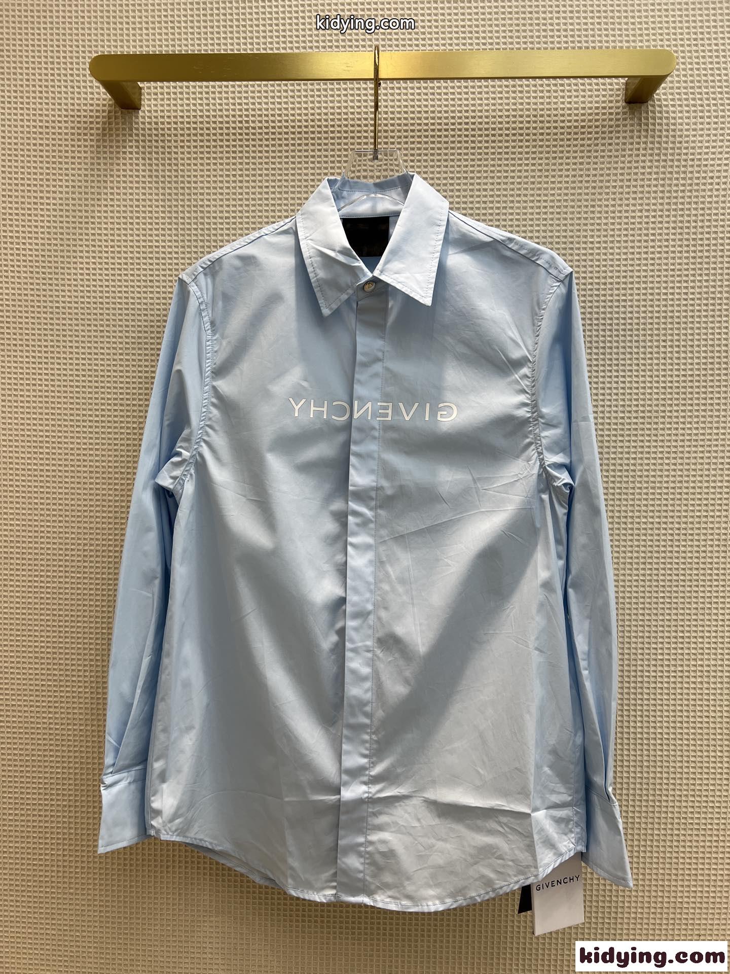 シンプル ロゴ ゆったり カジュアル おしゃれ 長袖 ジバンシィ シャツ コピー 人気 合わせやすい 着心地いい-1