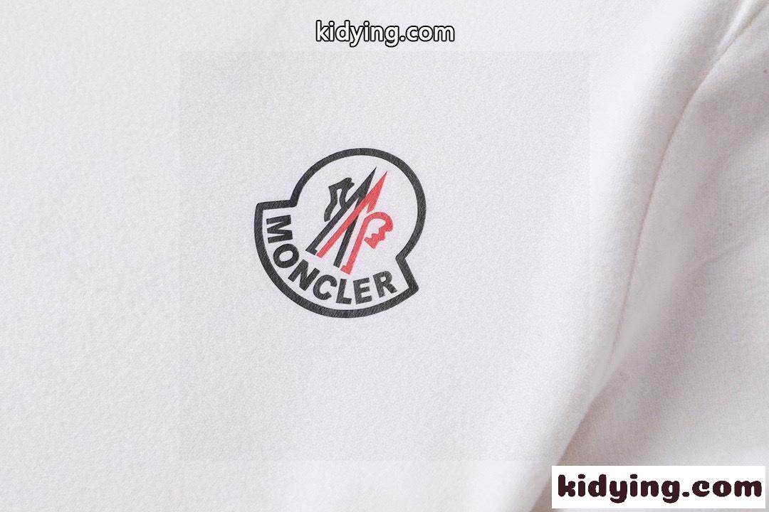 ベーシック 着回し クルーネック ロゴプリント モンクレール Tシャツ コピー ロングスリーブ-3