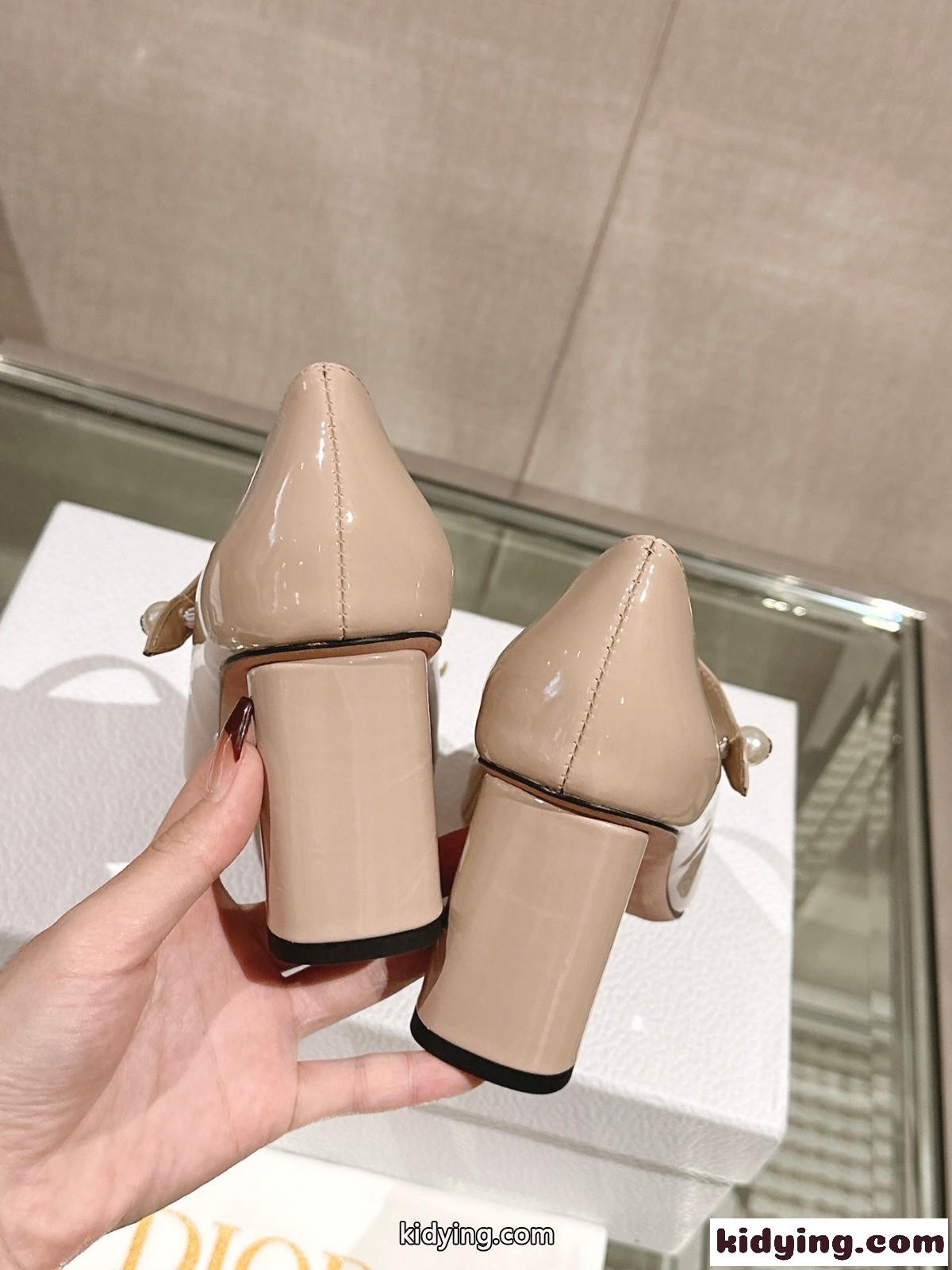 JOLIE DIOR パンプス 7.5cm クリスチャン・ディオール シューズ コピー ベージュ-4
