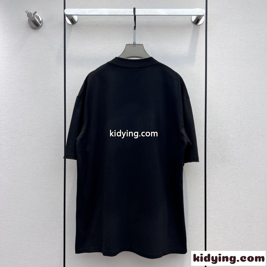 ユニセックス オーバーサイズ バレンシアガ Tシャツ コピー SKATER 半袖Tシャツ-0