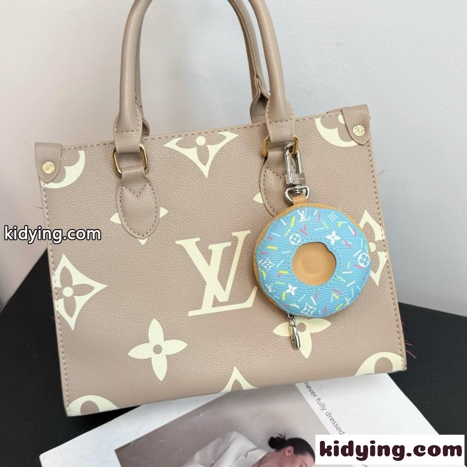 バッグチャーム･LV ドーナッツ ルイ・ヴィトン キーホルダー 偽物 ライトブルー-1