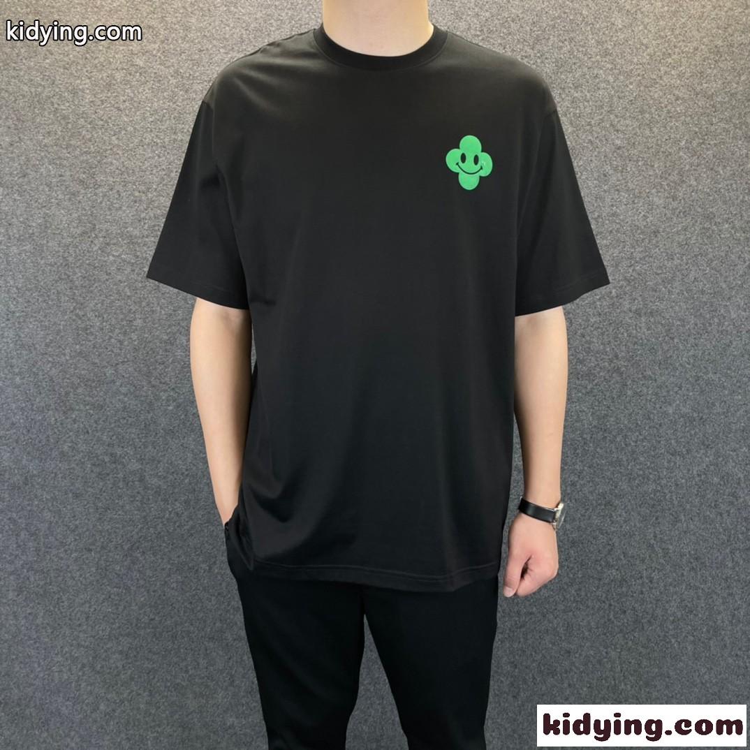 カジュアル ゆったり 快適 プリント 柔らかい ルイ・ヴィトン tシャツ コピー カジュアル トップス-2