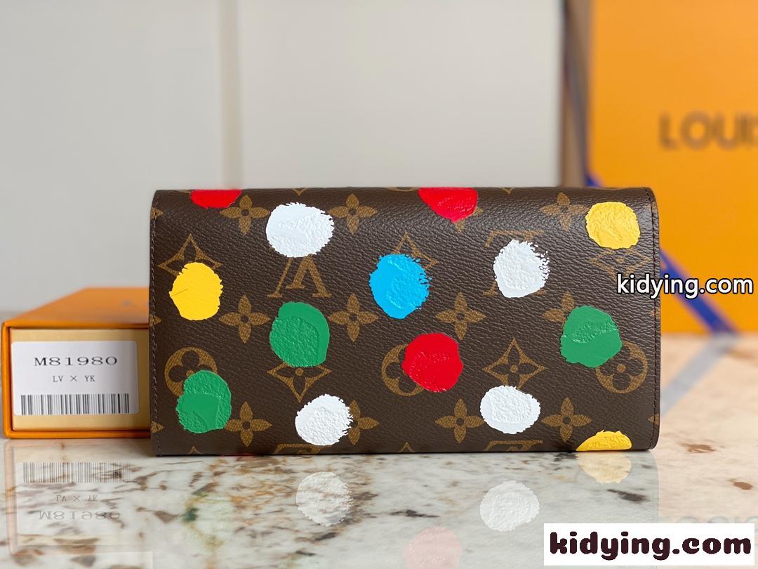 LV × YK ポルトフォイユ･サラ NM モノグラム ルイ・ヴィトン 財布 コピー 人気-2