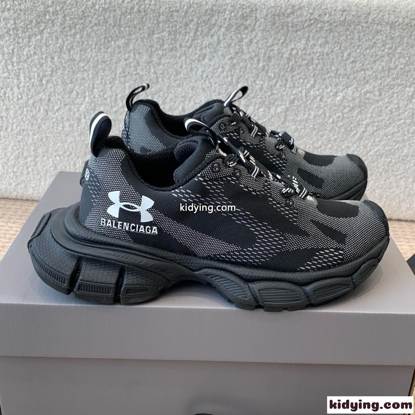 Balenciaga X Under Armour 3XL Knit スニーカー スーパーコピー ブラック-0