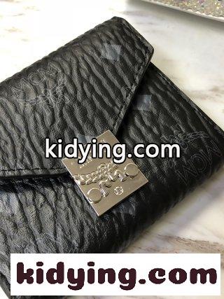 エムシーエム 財布 三つ折り コピー,  MCM新品のPatricia三つ折りジッパー財布は,小型でコンパクトで,線が簡潔である-0