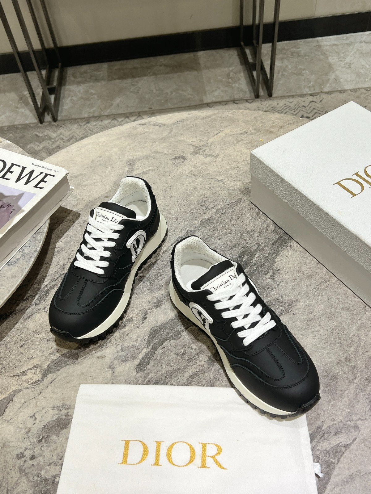 Cest Dior スニーカー クリスチャン・ディオール スニーカー スーパーコピー ブラック-2