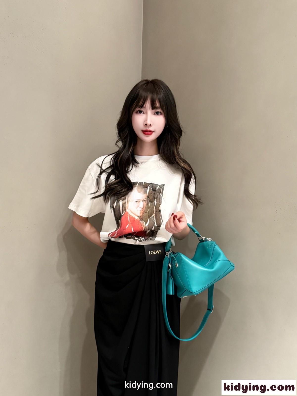 リラックスフィット プリントTシャツ ロエベ Tシャツ コピー ユニセックス-4