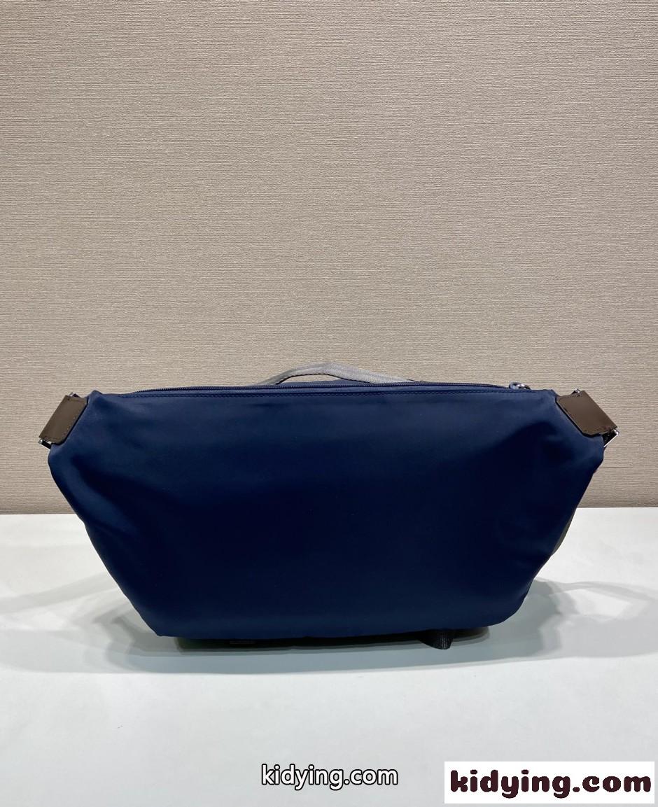 プラダ スピードロック Re-Nylon レザー ショルダーバッグ スーパーコピー 2VH201 ネイビー-1