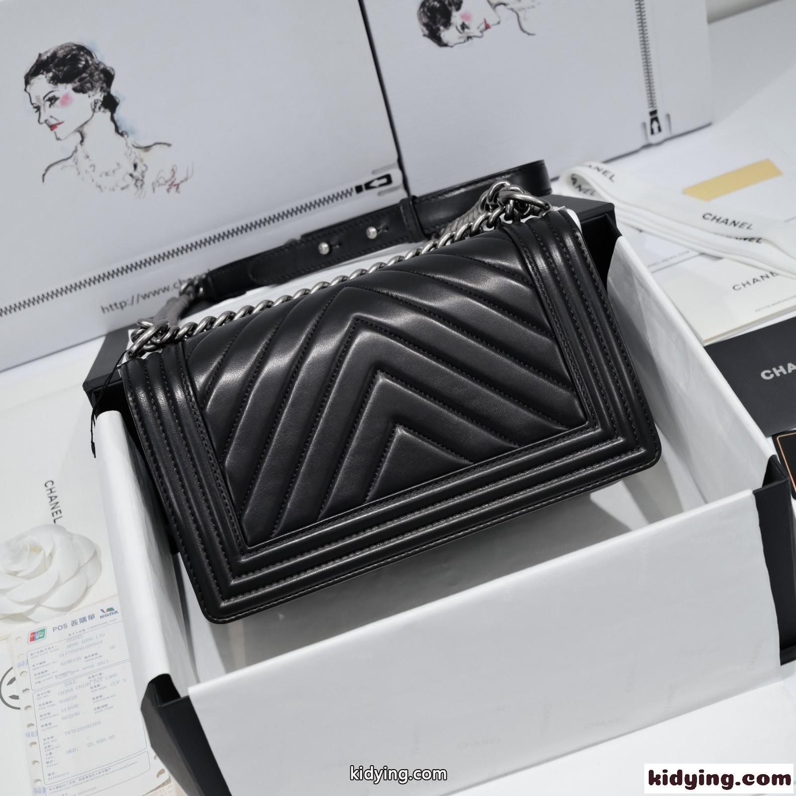 定番 おしゃれ シャネル バッグ 人気 コピー 斜め掛け レディース ショルダーバッグ 高品質 レザーブラック-2