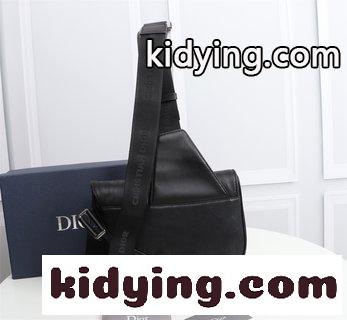 Diorディオ男性用サドルバッグ ディオール バッグ 黒コピー 独特の黒いOblique Galaxyプリント牛革を採用している-0