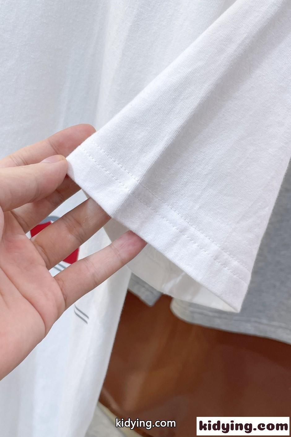 ヘクターモチーフ コットン クルーネックTシャツ トムブラウン Tシャツ コピー ホワイト-3