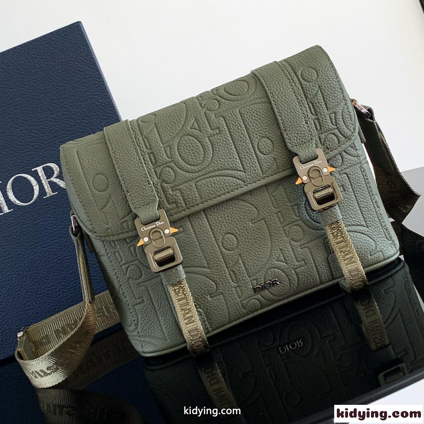 Dior Hit the Road フラップ付き メッセンジャーバッグ スーパーコピー グリーン-0
