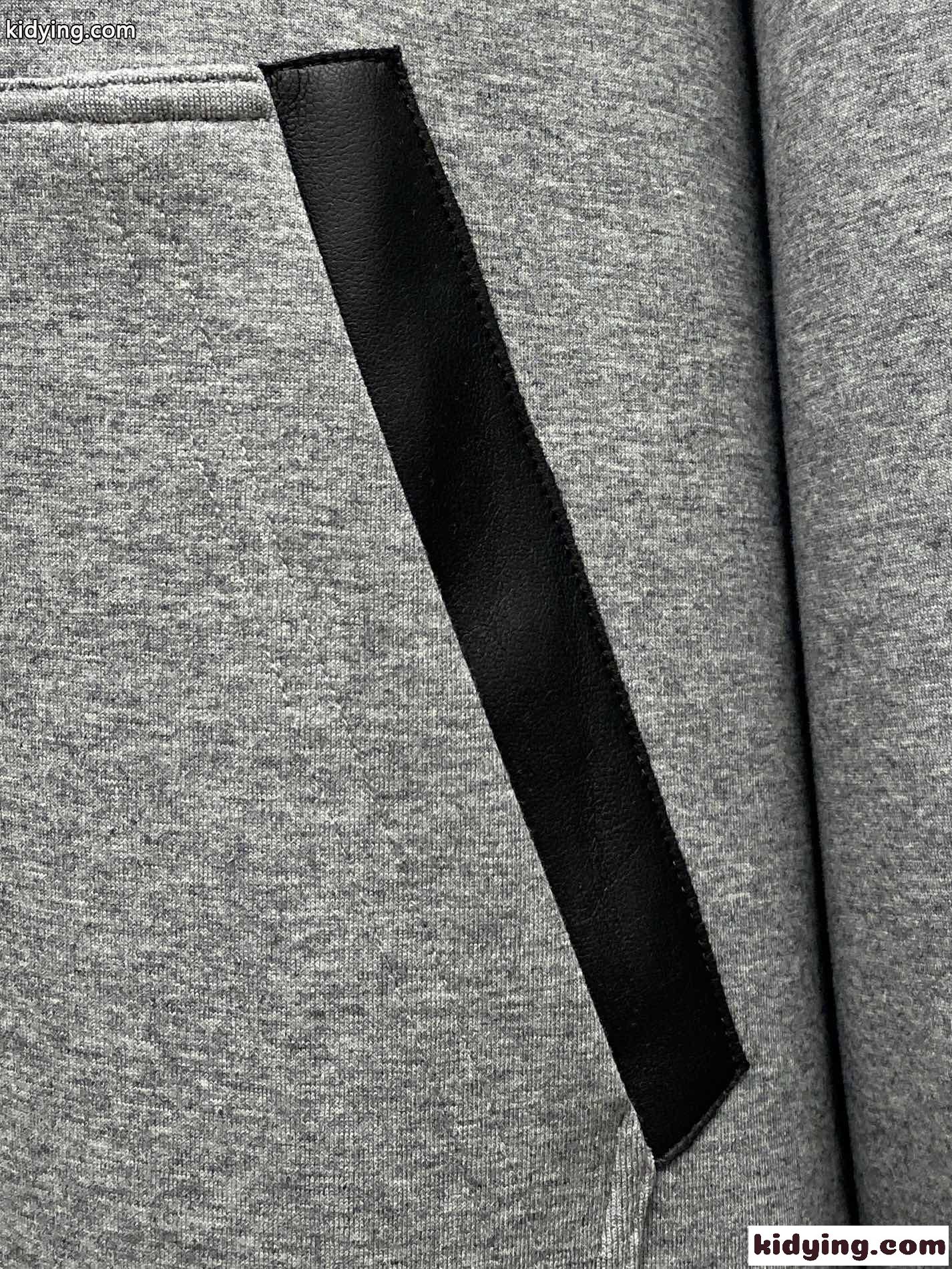 人気 カジュアル ジョギングスウェットシャツ エルメス Tシャツ コピー グレー-1