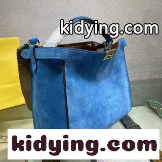 ​フェンディ バッグ 一覧 コピー FENDI F家のpeekabooのアップグレード版ハンドバッグは 柔らかくて小さな牛革です-2