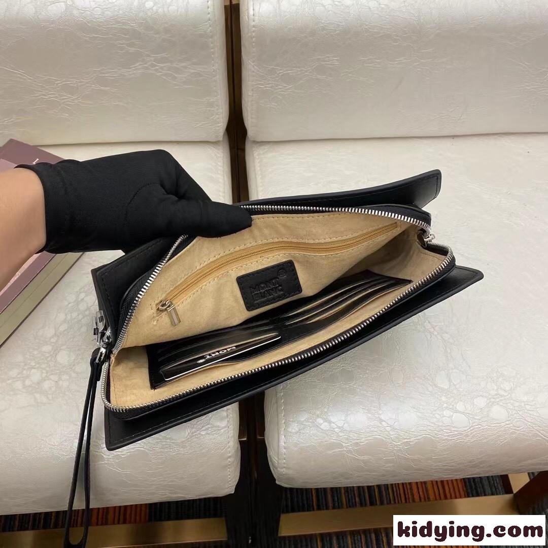 フォーマル カジュアル 人気 レザー 上品 エレガント モンブラン バッグ メンズ コピー クラッチバッグ ハンドバッグ-4