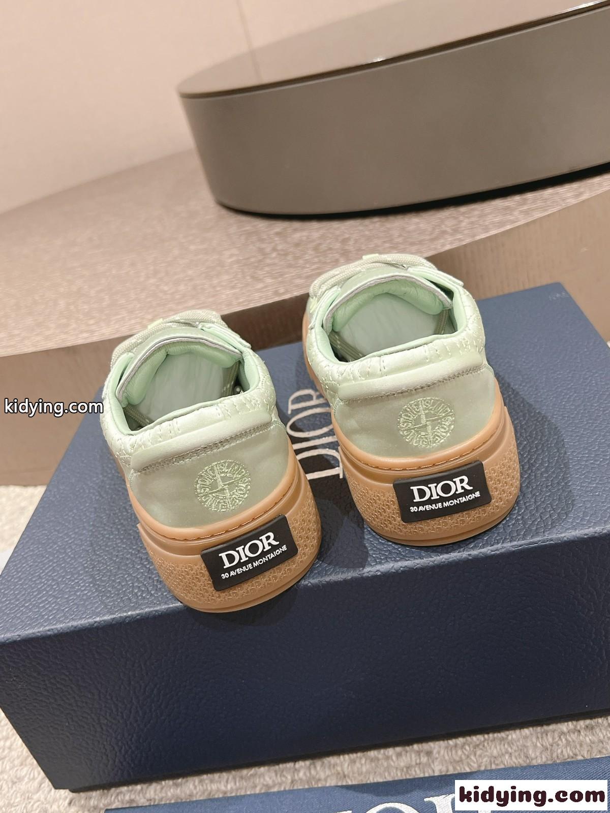 限定 DIOR AND STONE ISLAND B33 スニーカー クリスチャン・ディオール スニーカー スーパーコピー ライトグリーン-2