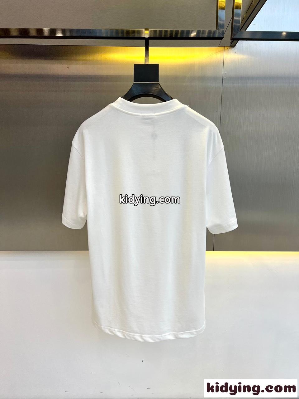 モンクレール Tシャツ コピー 定番 ロゴ クルーネック コットン 半袖Tシャツ ホワイト-5