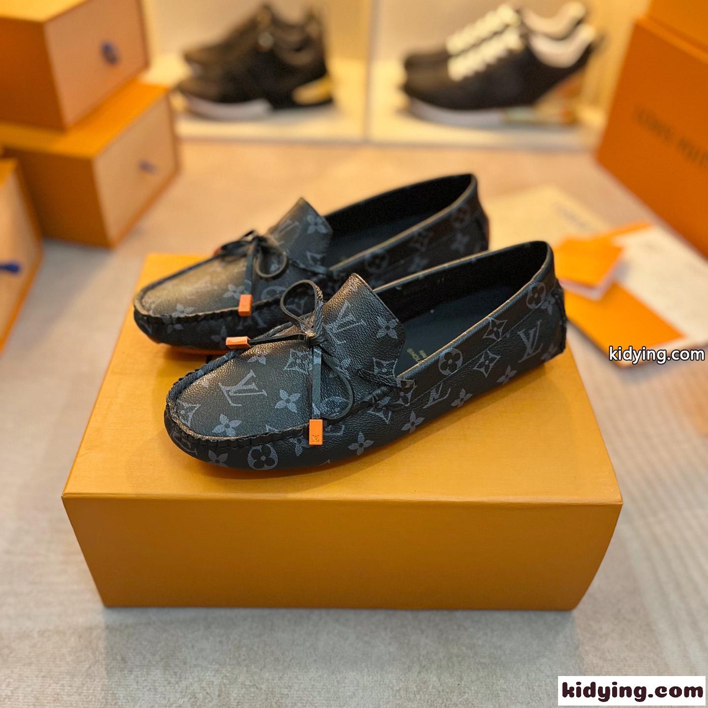 カジュアル ルイ・ヴィトン スーパーコピー LV ドライバー・ライン ローファー モカシン-0