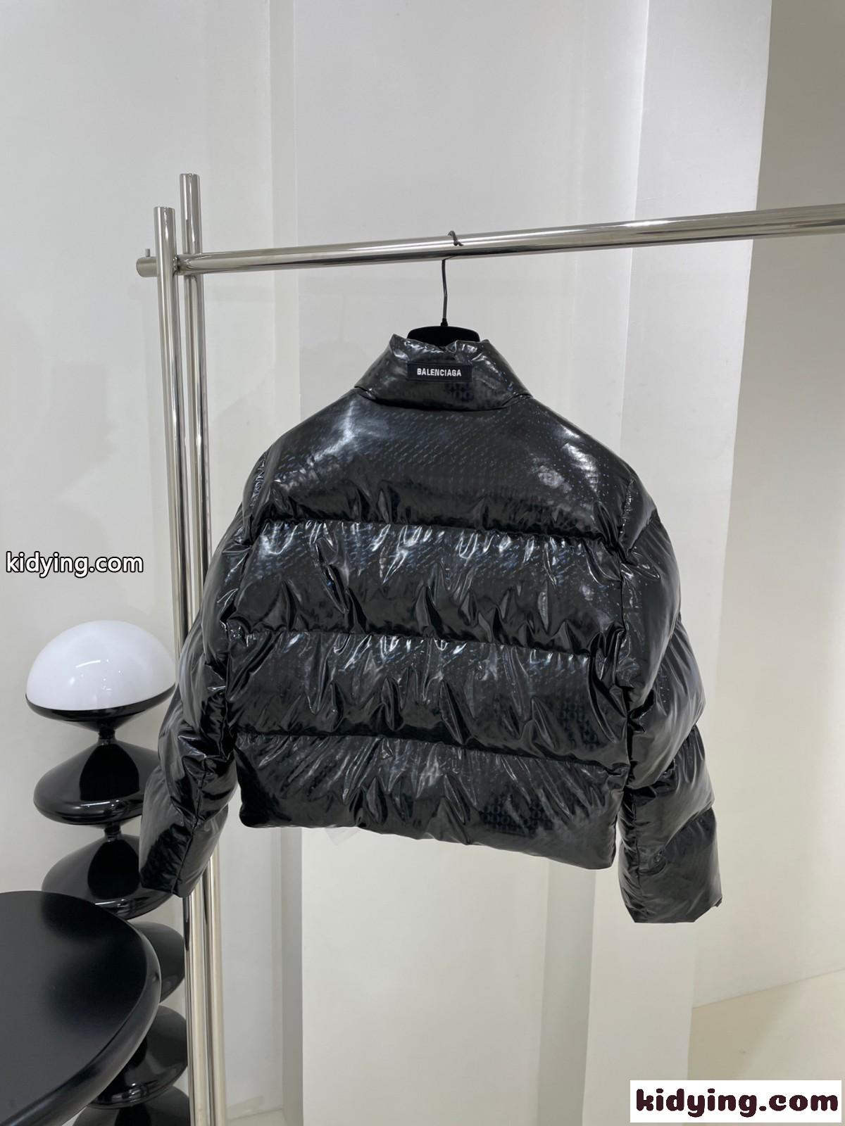 人気 SHRUNK PUFFER ジャケット バレンシアガ ダウンジャケット コピー ブラック-1