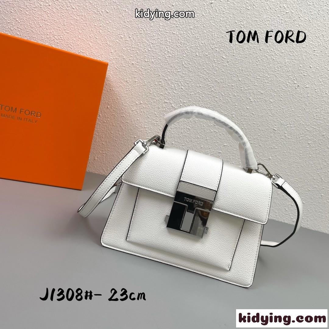 無地 シンプル 合わせやすい レザー トムフォード バッグ レディース コピー おしゃれ ショルダーバッグ 斜め掛け-0