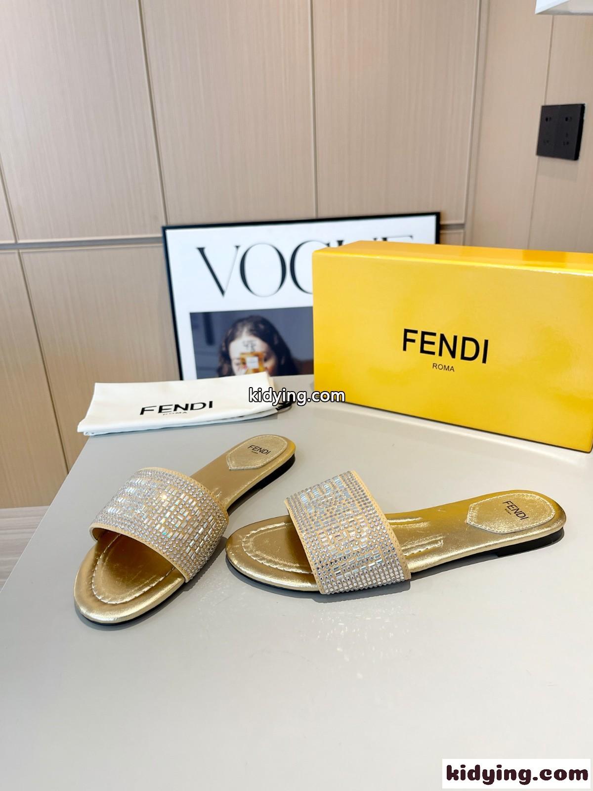 フェンディ サンダル コピー レディース 人気 春夏 ファッション スライド-1