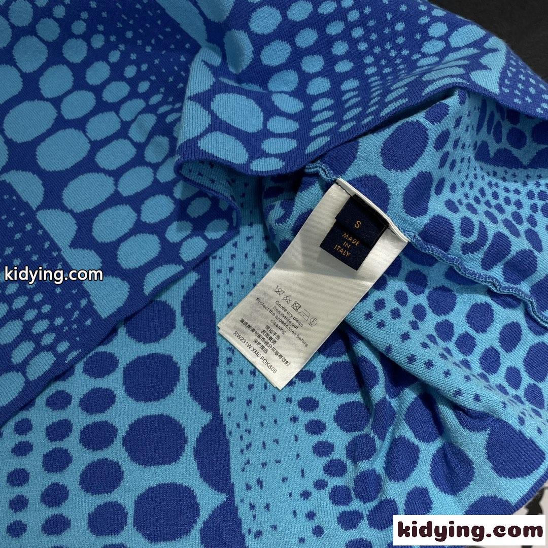 LV × YK オールオーバーパンプキンクルーネック ルイ・ヴィトン Tシャツ コピー 半袖-4