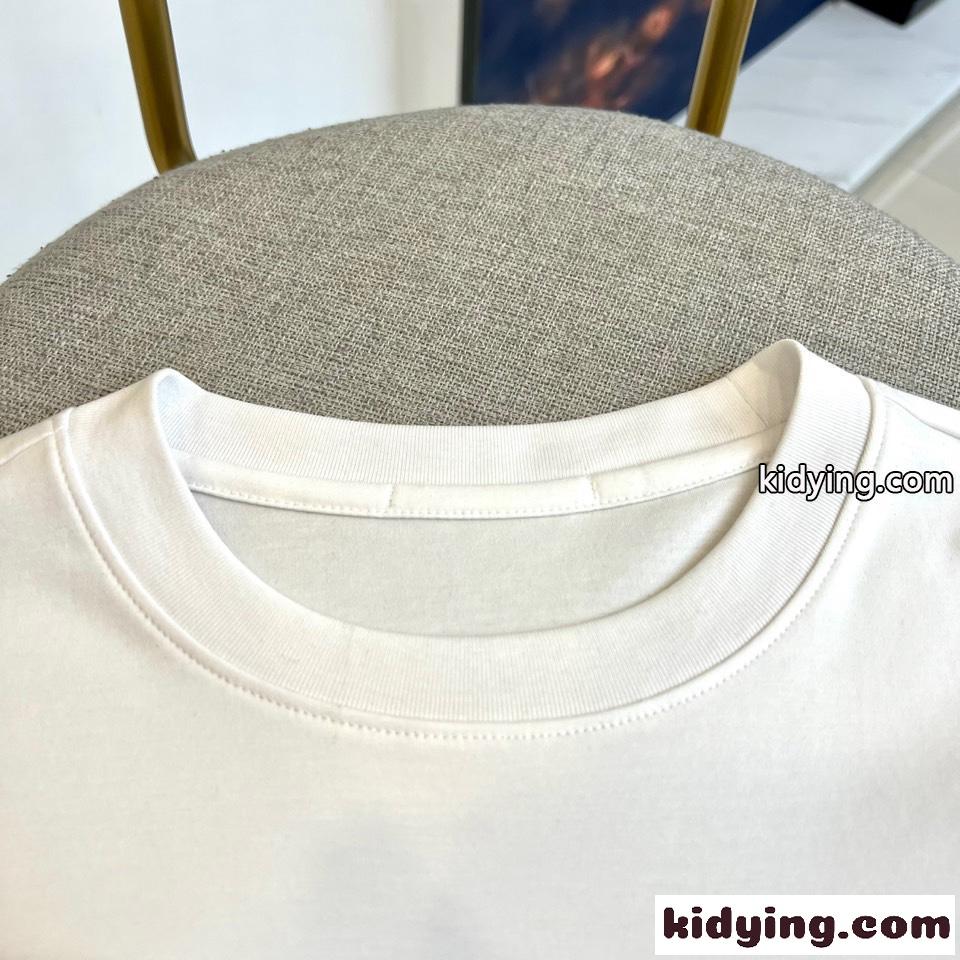 ラインストーンロゴ 半袖Tシャツ ヴェルサーチェ Tシャツ 偽物 ホワイト-2