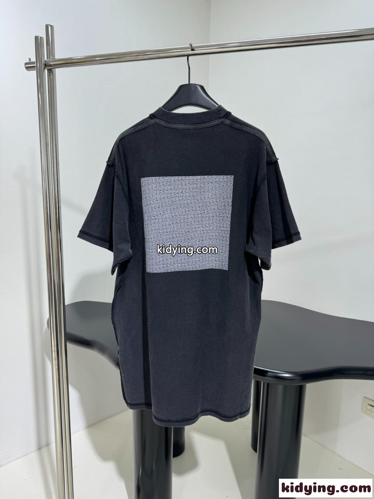 人気 カジュアル バレンシアガ Tシャツ コピー プリント 半袖Tシャツ ユニセックス-1
