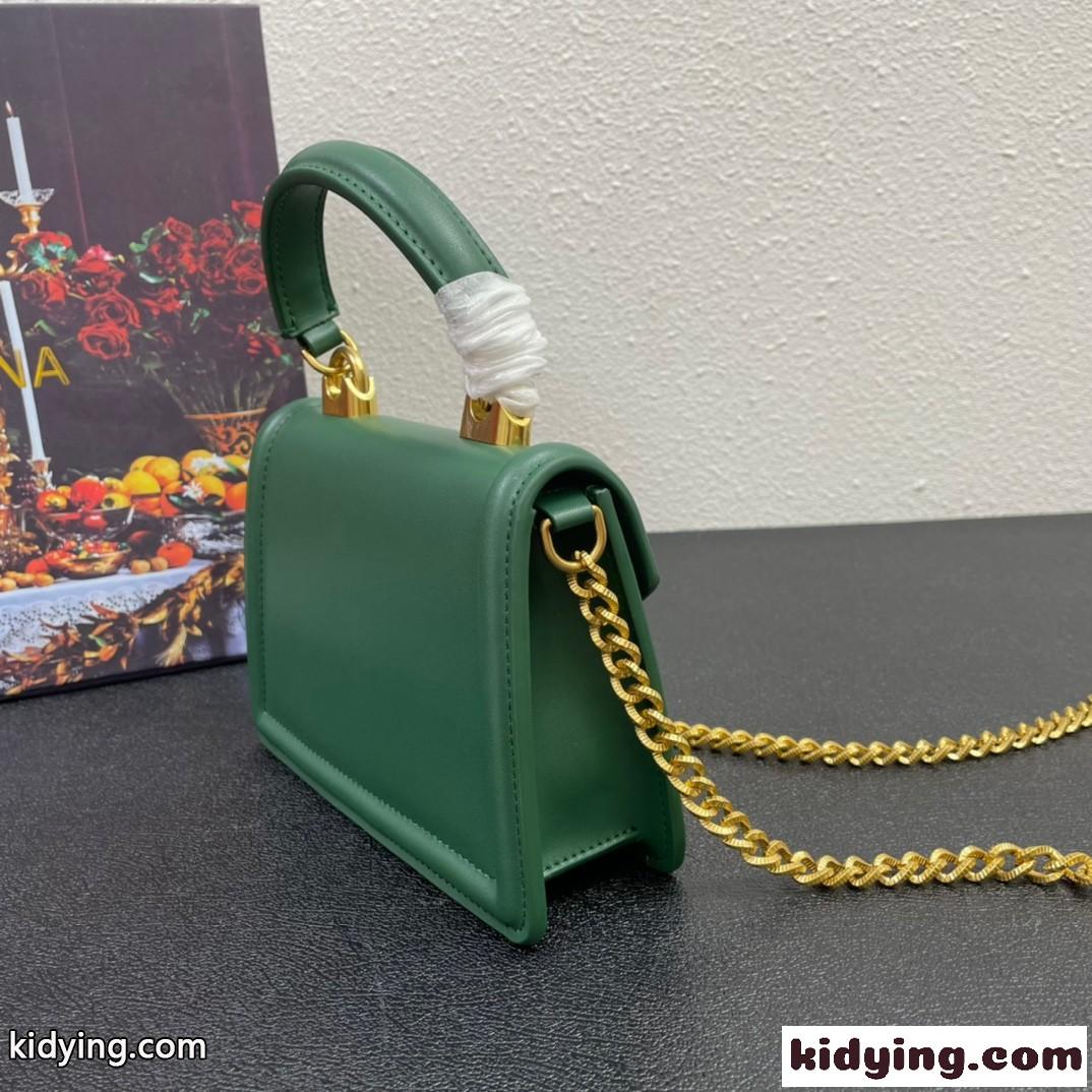 上品 斜め掛け ショルダーバッグ レディース レトロ 女性らしい ドルチェ&ガッバーナ バッグ コピー レザー カバン グリーン-2
